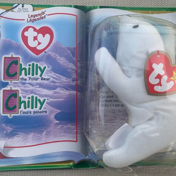 New Collectors Y2K McDonald's TY Beanie Baby - Chilly the Polar Bear - Picture 1 of 2